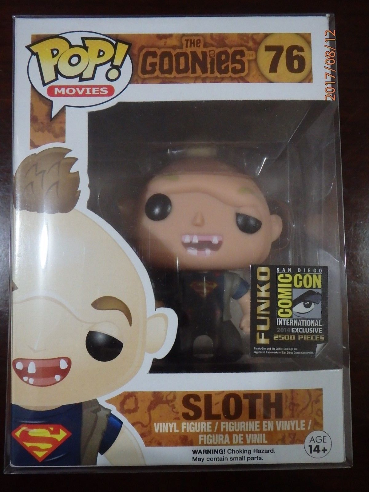 Funko POP! Movies The Goonies #76 SDCC Superman Sloth figure VERY RARE