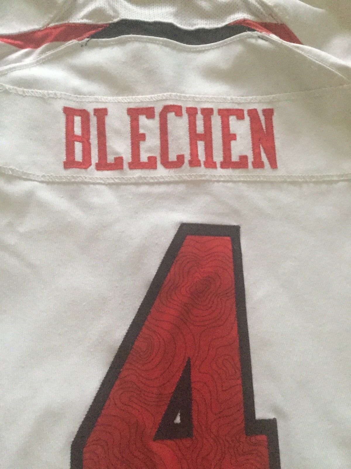 2011 Brian Blechen Utah Utes Game Worn Used FOOTBALL JERSEY Under Armour