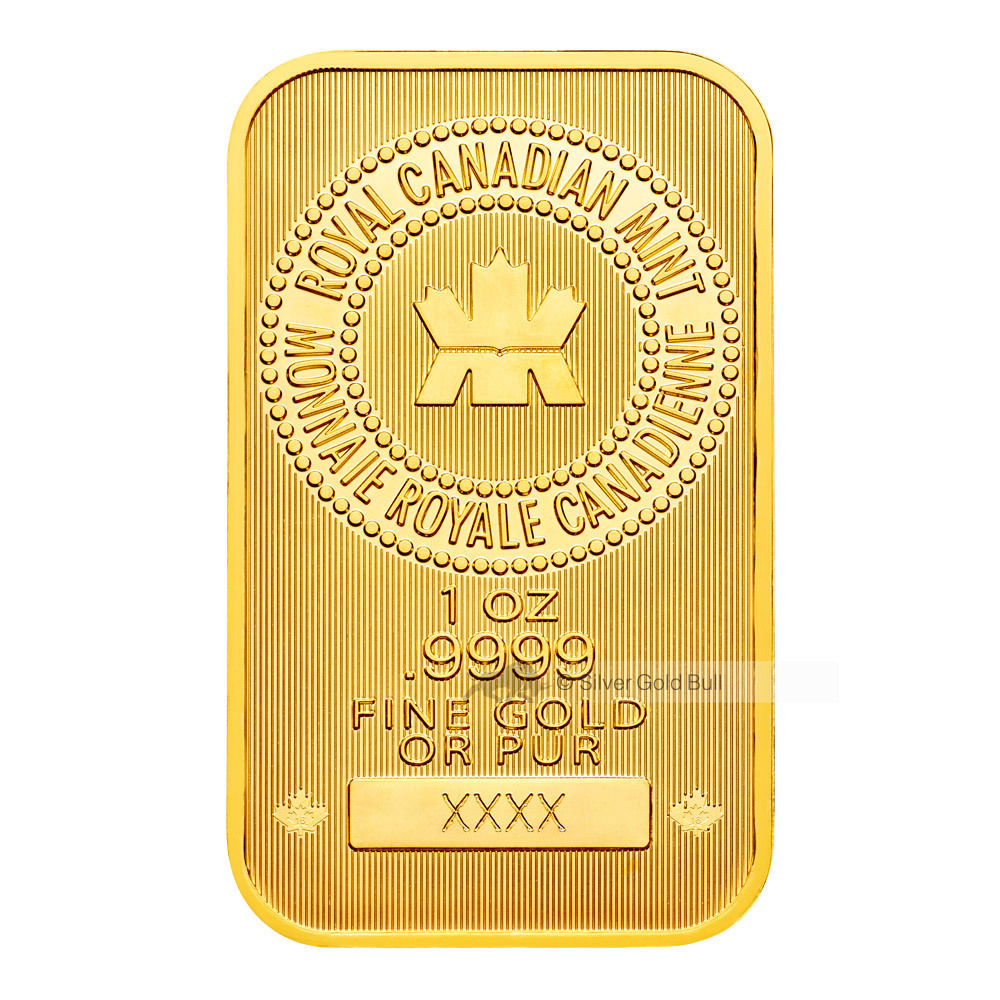 1 oz Royal Canadian Mint New Style Gold Bar