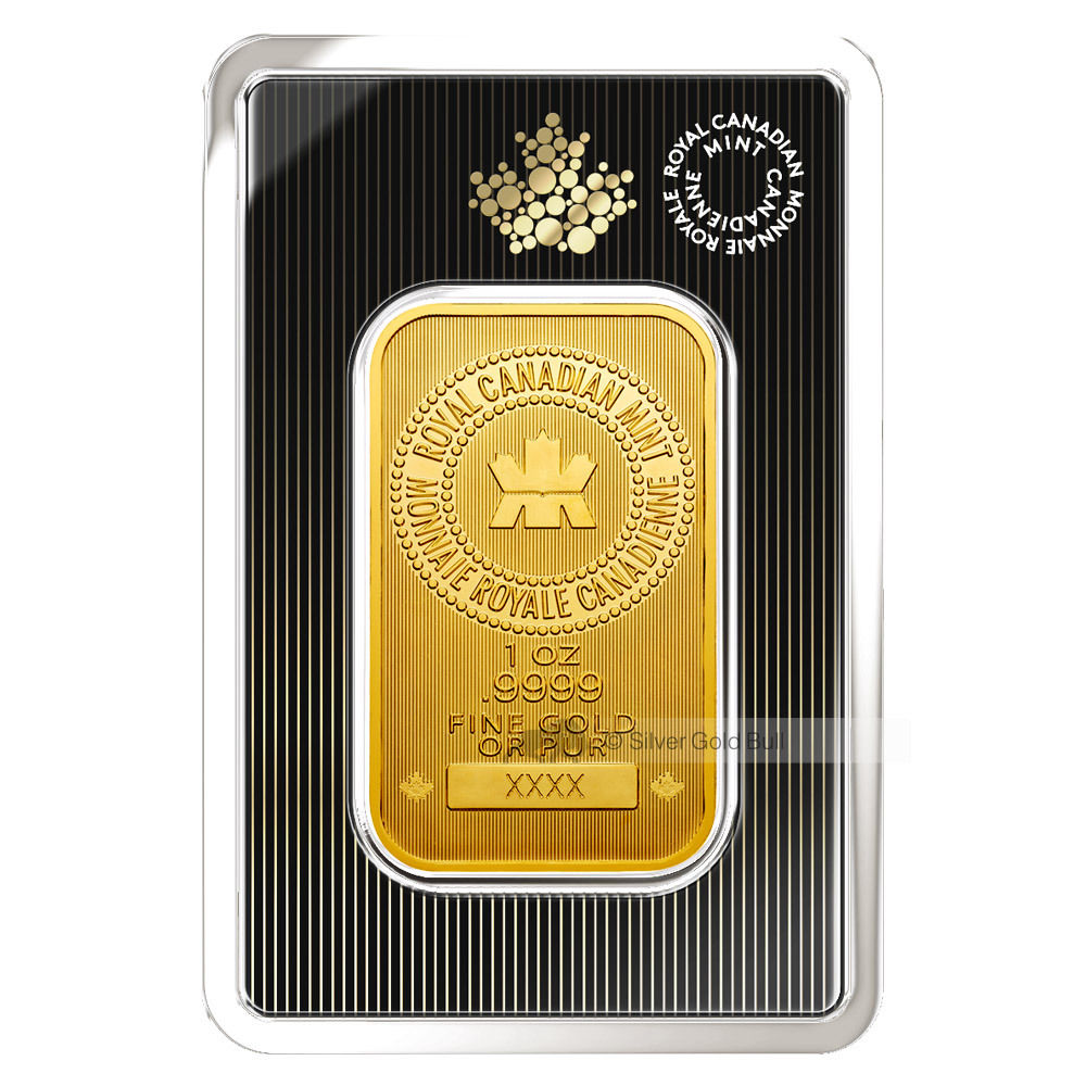 1 oz Royal Canadian Mint New Style Gold Bar