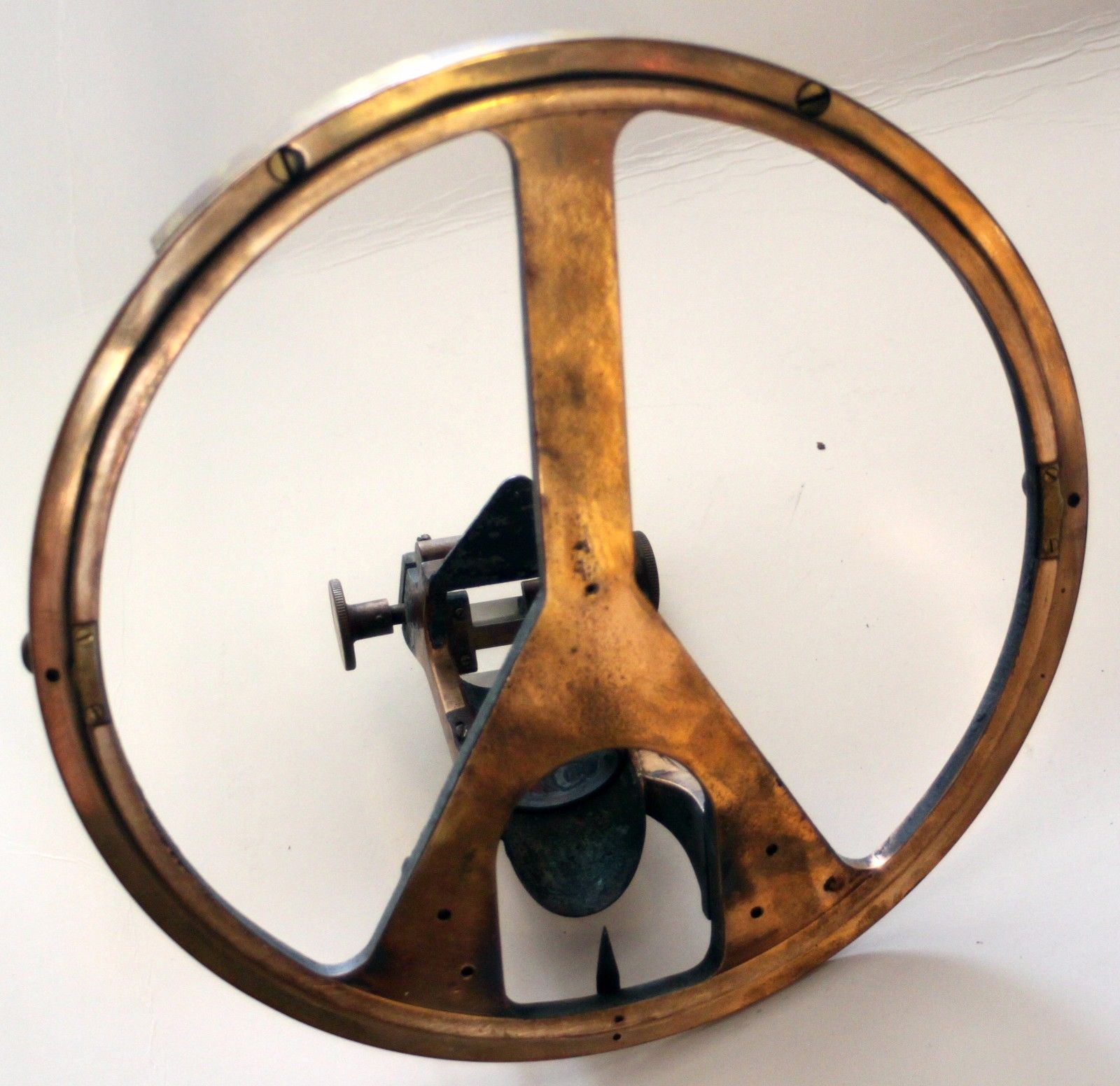 Azimuth circle ??. Antique or vintage. Marked: Brown, gyro, compass