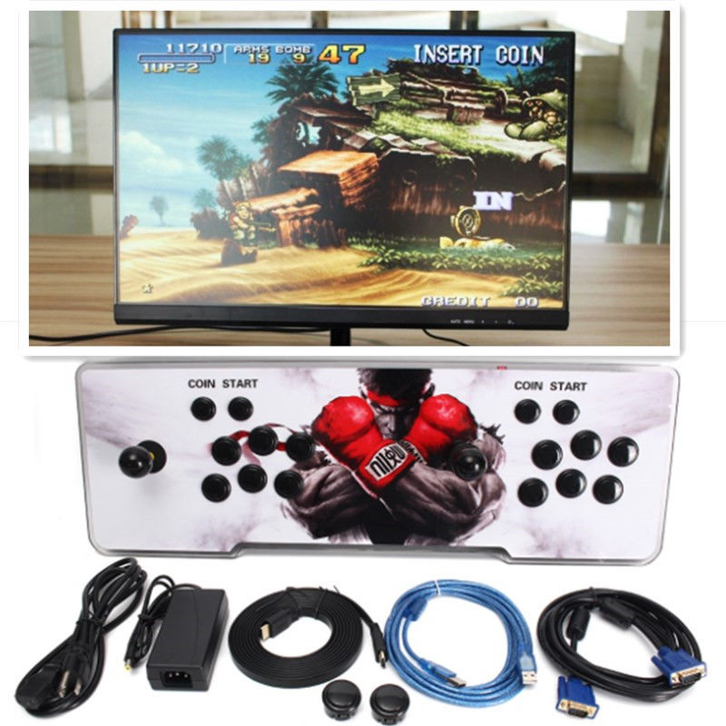 815 Video Games Arcade Console Machine Double Joystick Pandora's Box 4s DHL EW