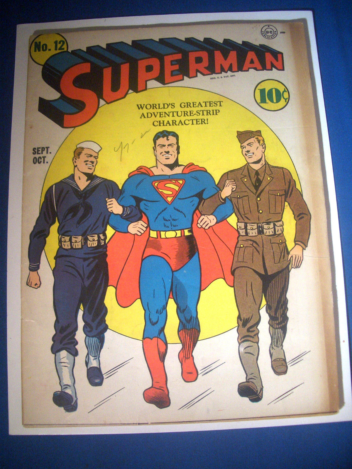 1941 * SUPERMAN #12 * DC Comics * est 6.0 FN * RARE Off WHITE Pages * LEX LUTHOR