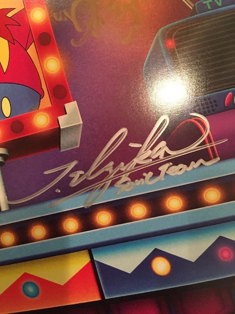 Autographed SXSW Official Sega Sonic Mania Hedgehog Poster EXACT PROOF E3 2017