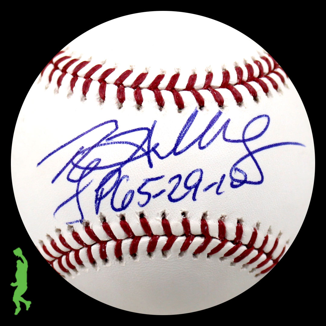 ROY HALLADAY PERFECT GAME SIGNED AUTOGRAPHED BASEBALL BALL PHILLIES JSA COA