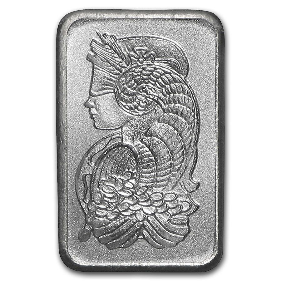 1 gram PAMP Suisse Platinum Bar .9995 Fine (In Assay)