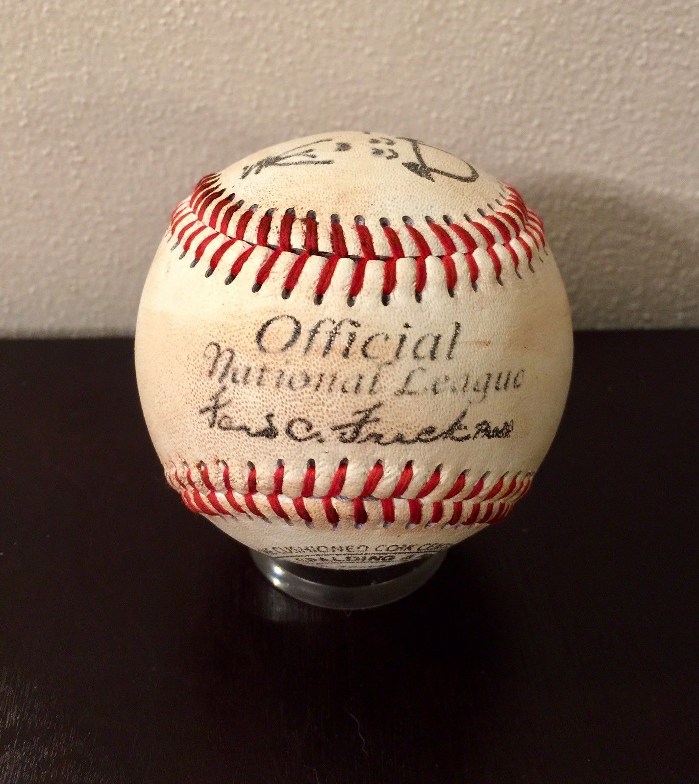 Charlie Chaplin Replica Autographed Signed 1930's Style Baseball.