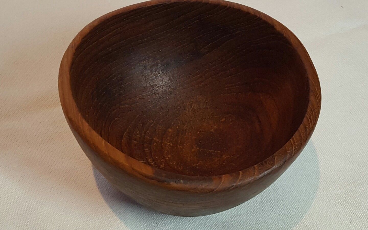 finn juhl teak bowl danish modern Kay Bojensen free form organic shape