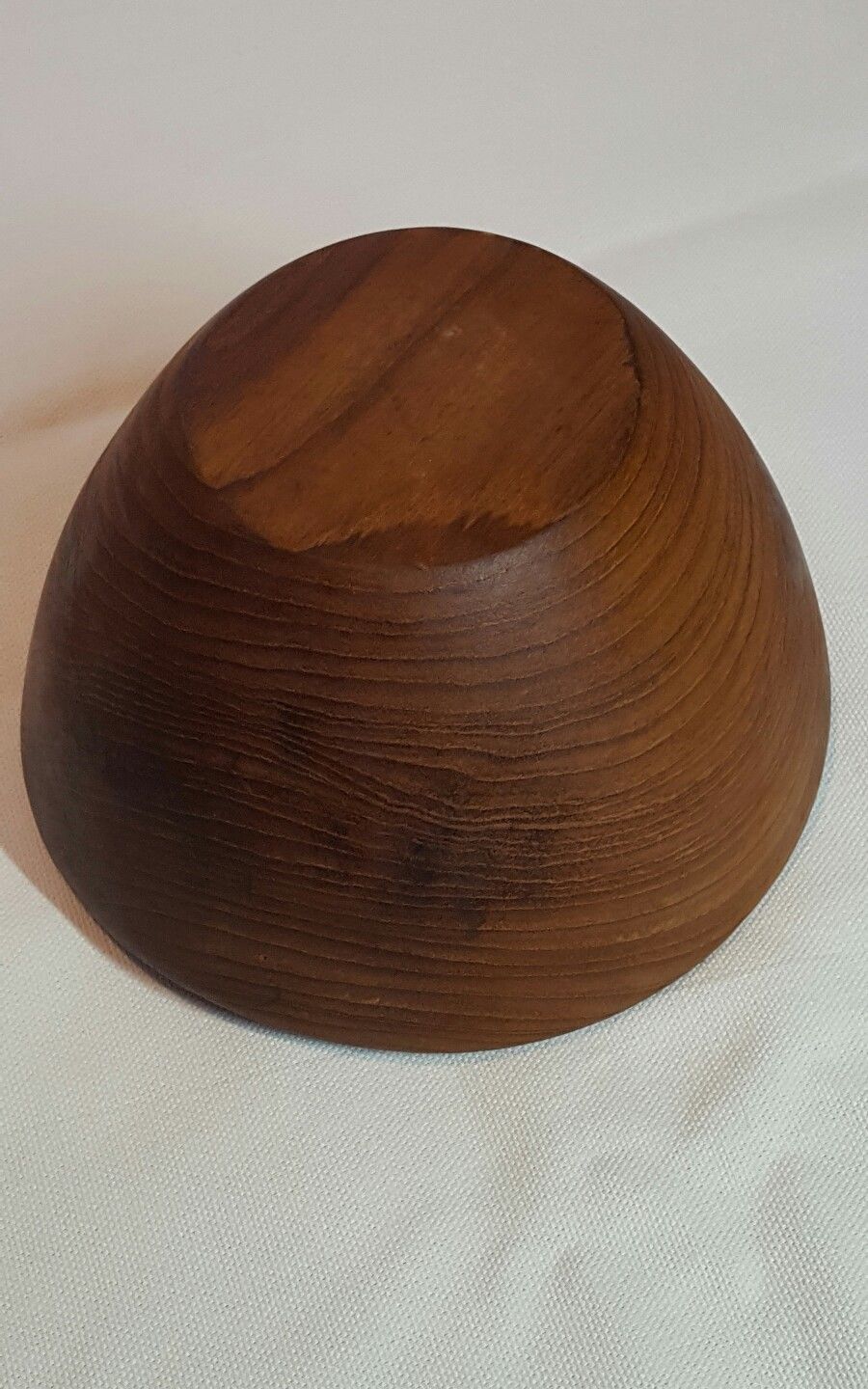 finn juhl teak bowl danish modern Kay Bojensen free form organic shape