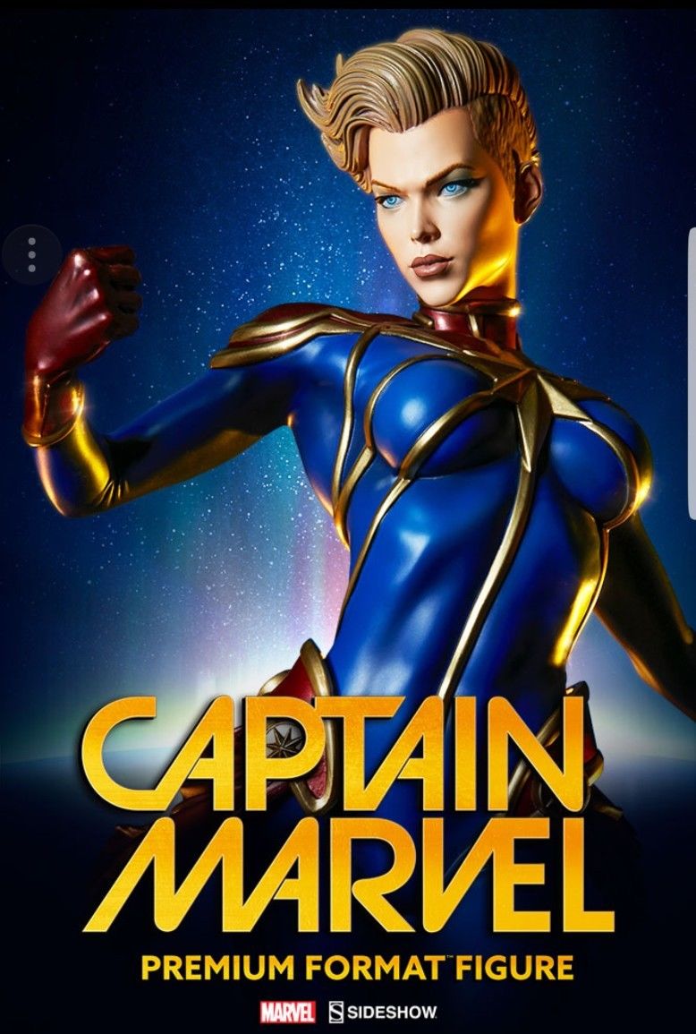 Captain Marvel Premium Format Figure Sideshow Collectibles EXCLUSIVE 592/1500