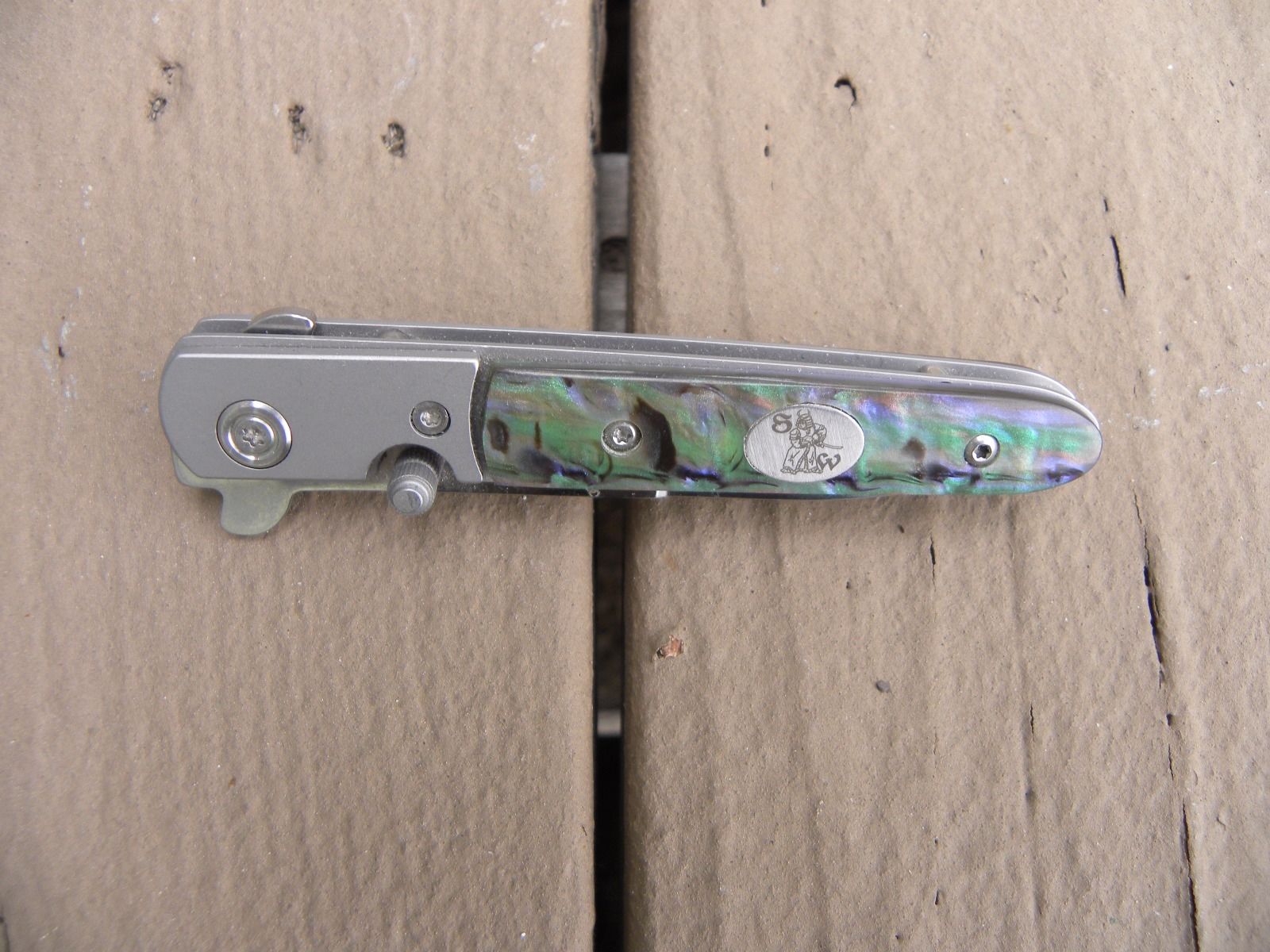 Steel Warrior Small Stiletto Folding Pocket Knife