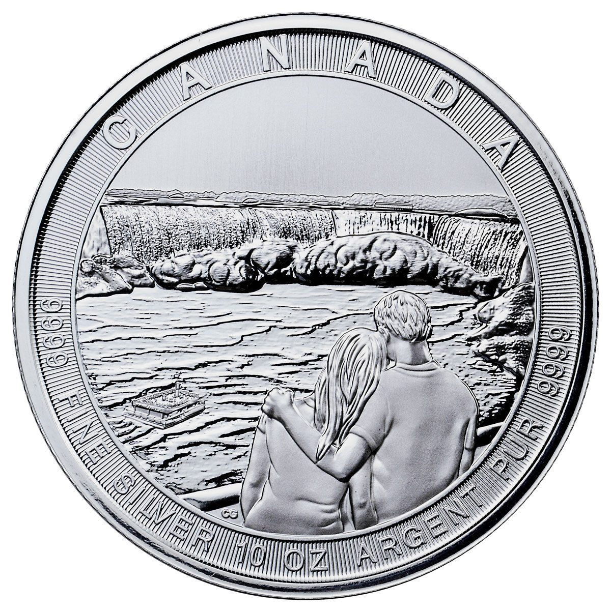 2017 Canada Niagara Falls 10 oz Silver $50 Coin Original Mint Capsule SKU46433