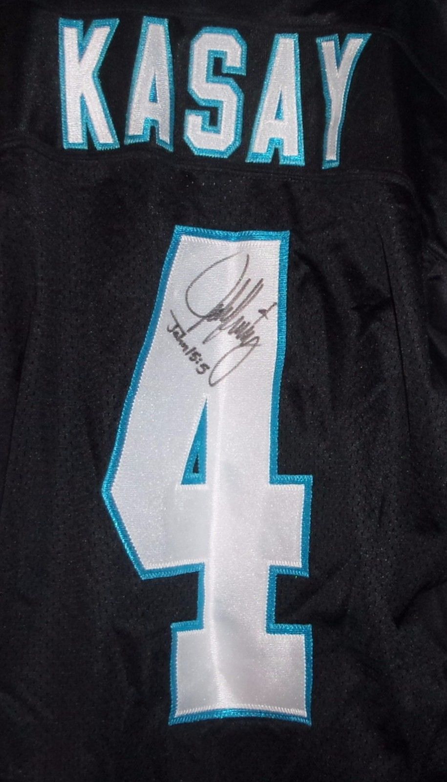 John Kasay (Carolina Panthers) Game Worn (Signed) Jersey