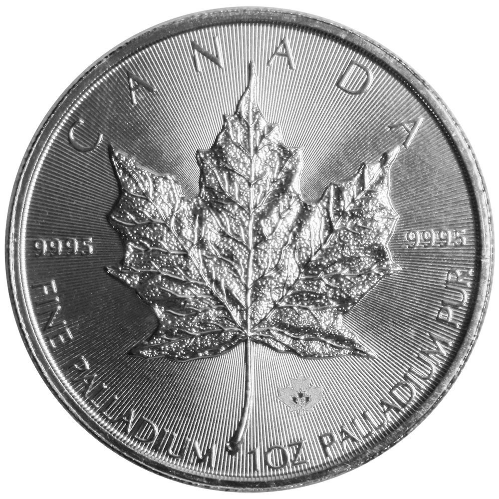 2015 $50 Palladium Canadian Maple Leaf .9995 1 oz BU Sealed