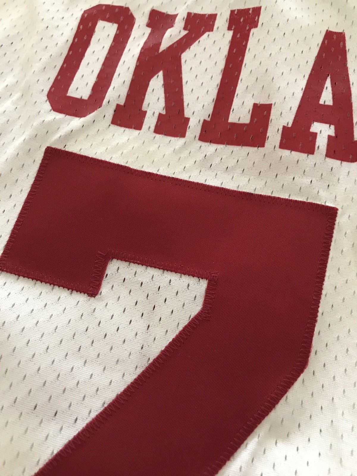 Oklahoma Sooners Game Worn Used Authentic Jersey Size 50