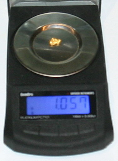 GOLD NUGGET 1.05 GRAMS (AUSTRALIAN NATURAL)