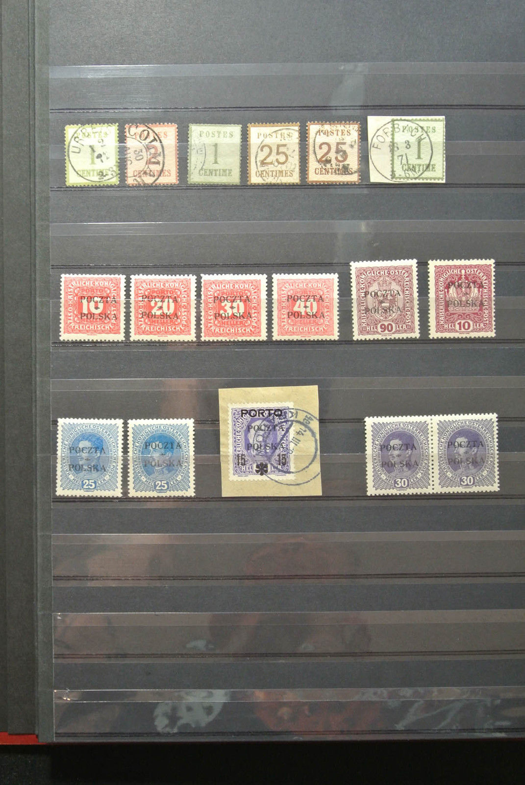 Lot 25182 Collection fake stamps of France.