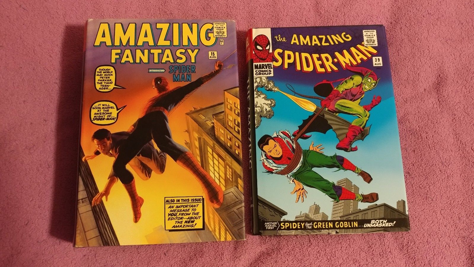 Marvel Amazing Spider-Man Omnibus Vol 1 and 2.