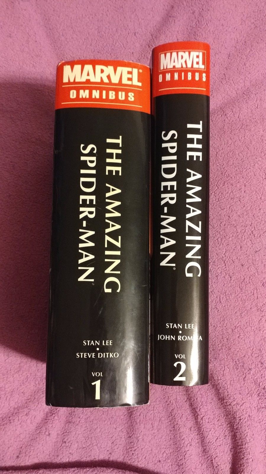 Marvel Amazing Spider-Man Omnibus Vol 1 and 2.