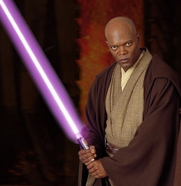 MR Master Replicas Star Wars Mace Windu purple Lightsaber FX metal Limited-NEW