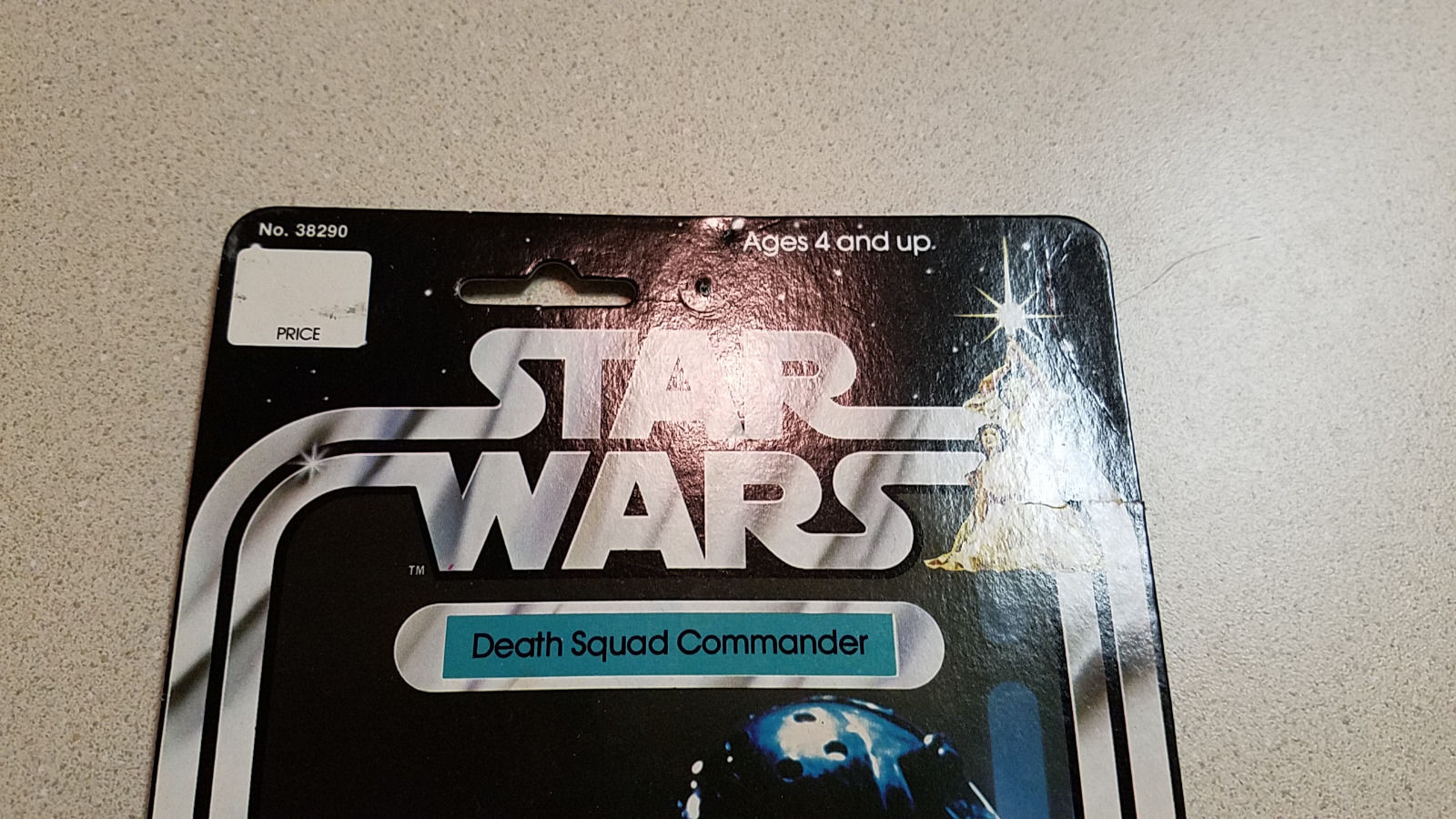 Star Wars Vintage Death Squad Commander 12-Back C Kenner carded action figure