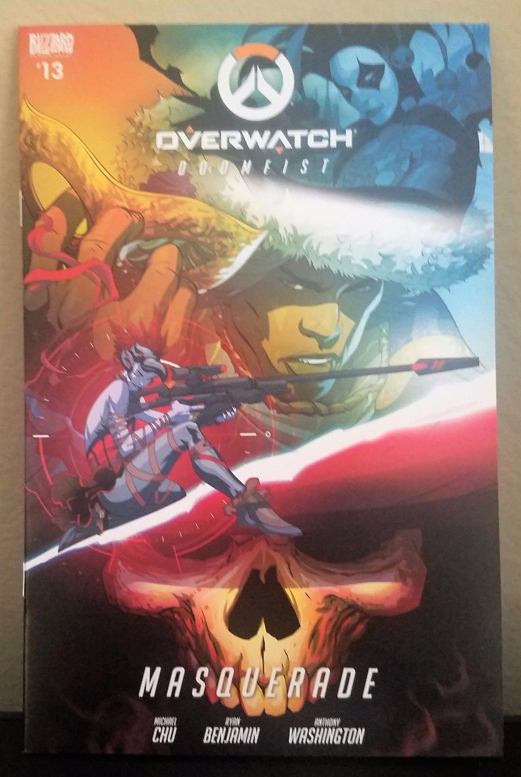 SDCC 2017 Overwatch Doomfist Masquerade #13 Comic Blizzard Exclusive Print