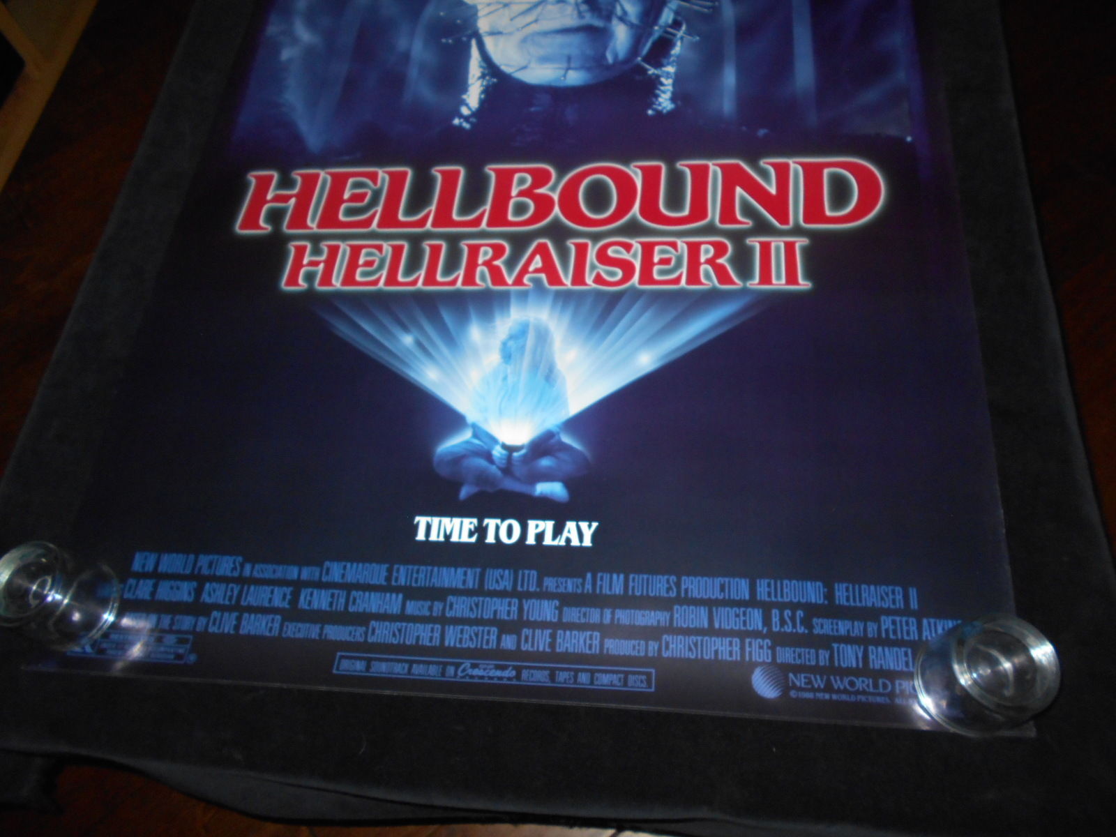 Hellbound  Hellraiser 2  Original Rolled One Sheet   Horror