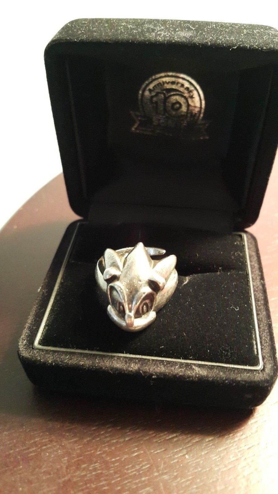 Sega Sonic the Hedghog 10th Anniversary Limited Edition Sterling Silver Ring