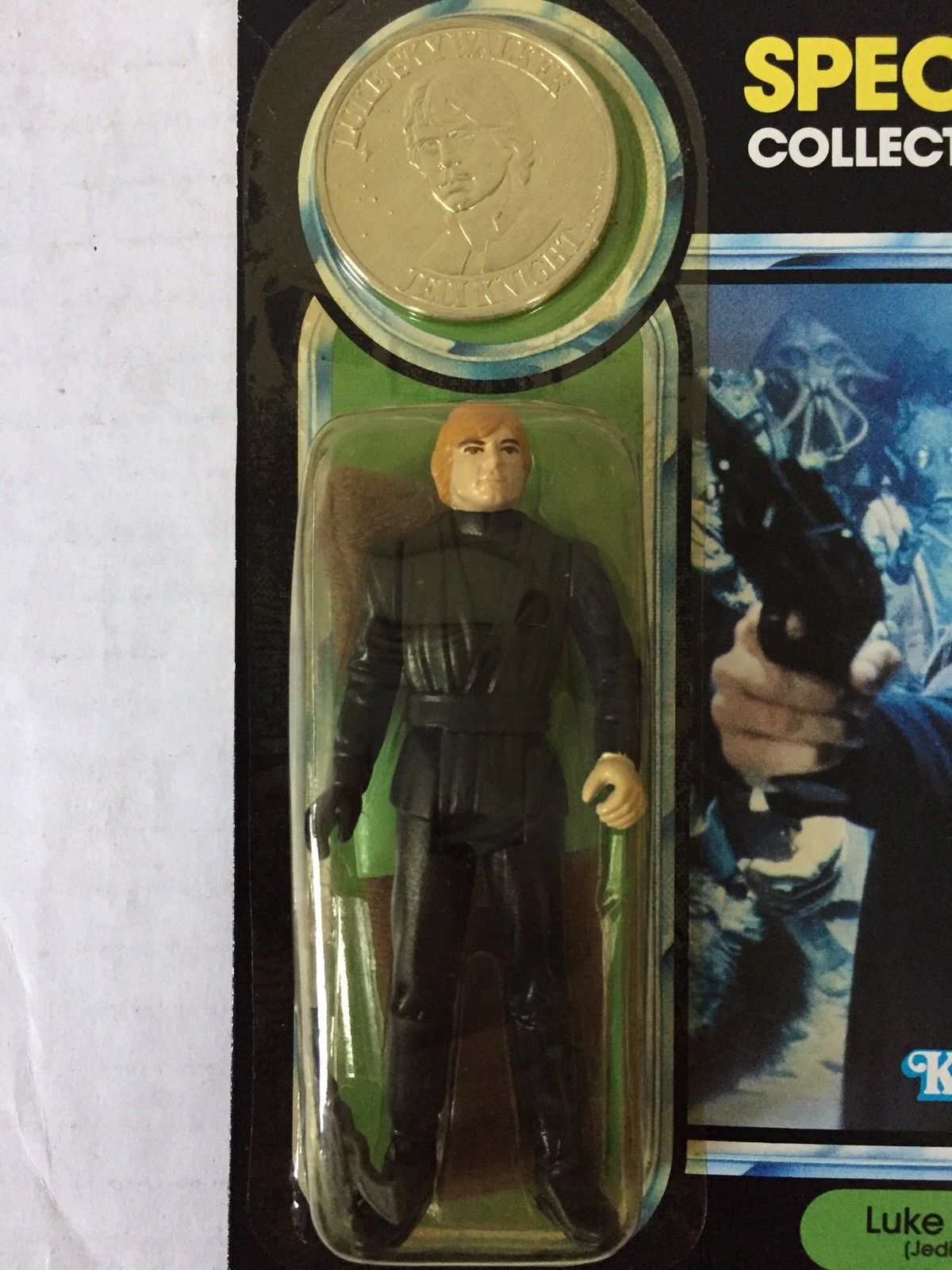 STAR WARS LUKE SKYWALKER JEDI KNIGHT POTF MOC KENNER VINTAGE ROTJ RARE JABBA