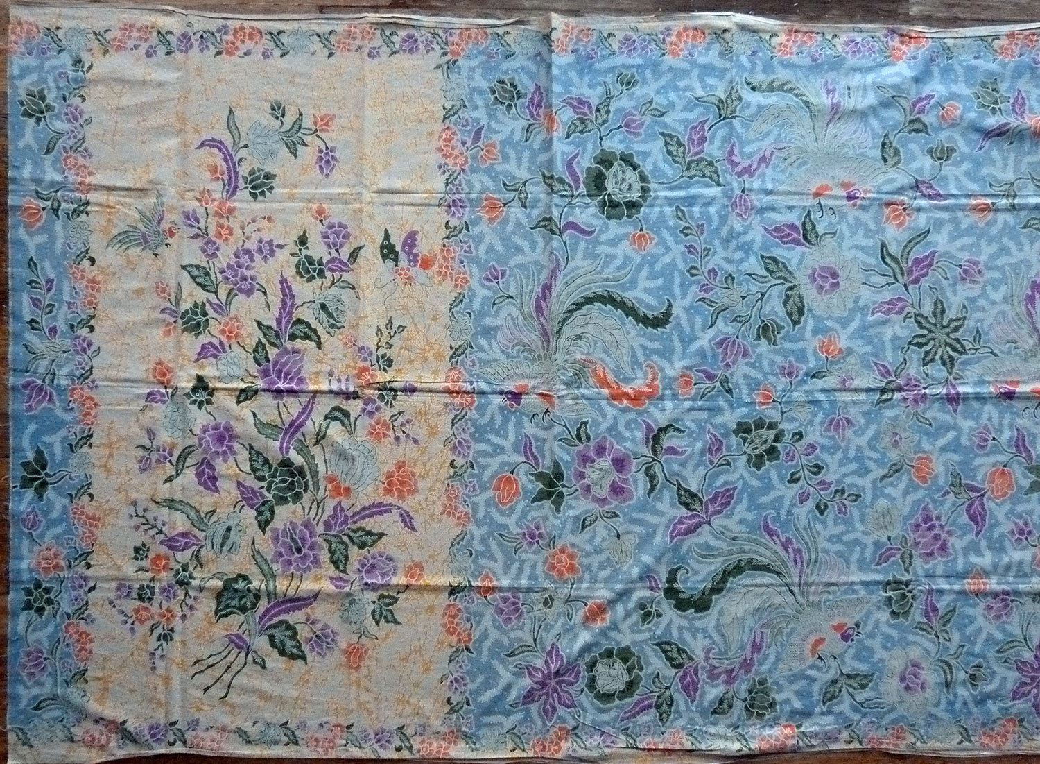 Old Pekalongan Fully Handmade Indonesian Batik Textile Tuli