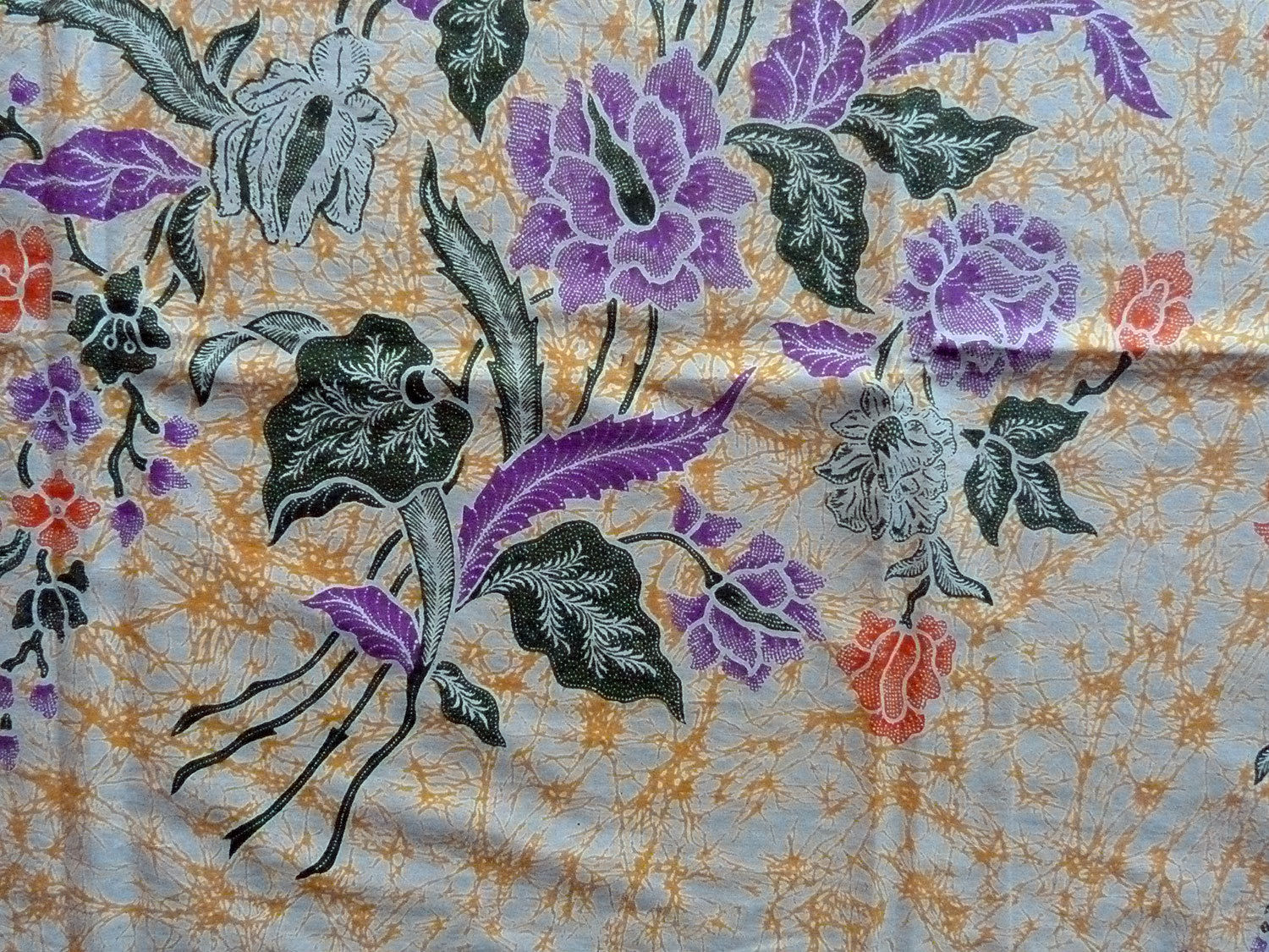 Old Pekalongan Fully Handmade Indonesian Batik Textile Tuli