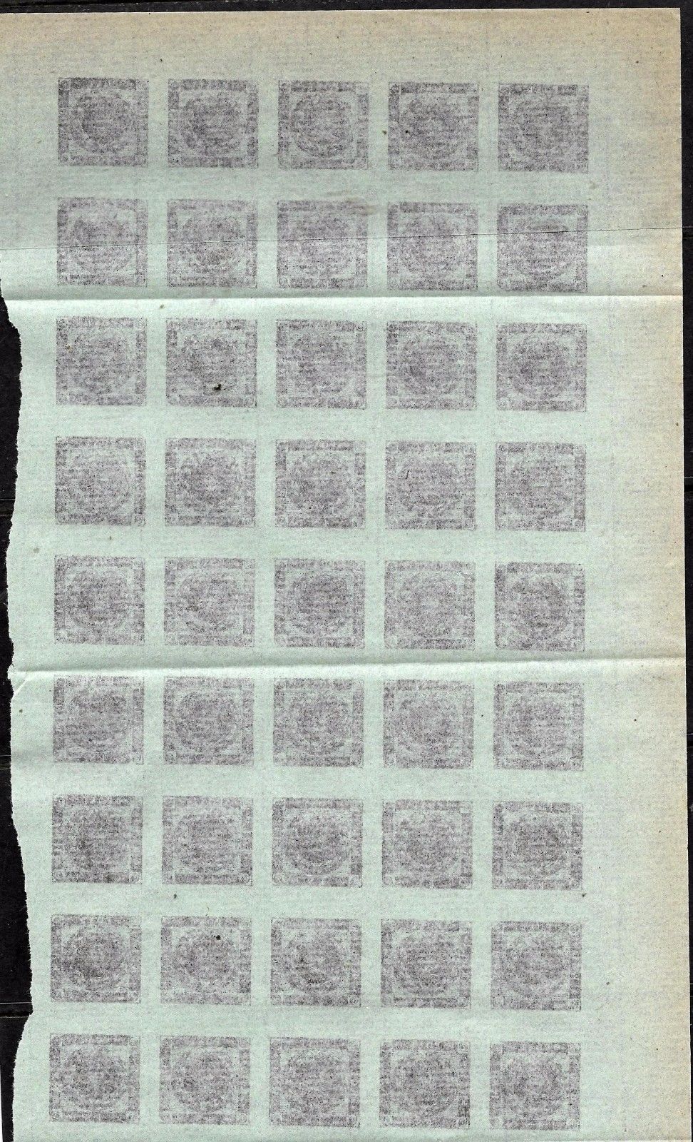 623 - DANMARK - 1851 - 4 S. - SHEET - FORGERIES - FAUX - FAKE - FALSES