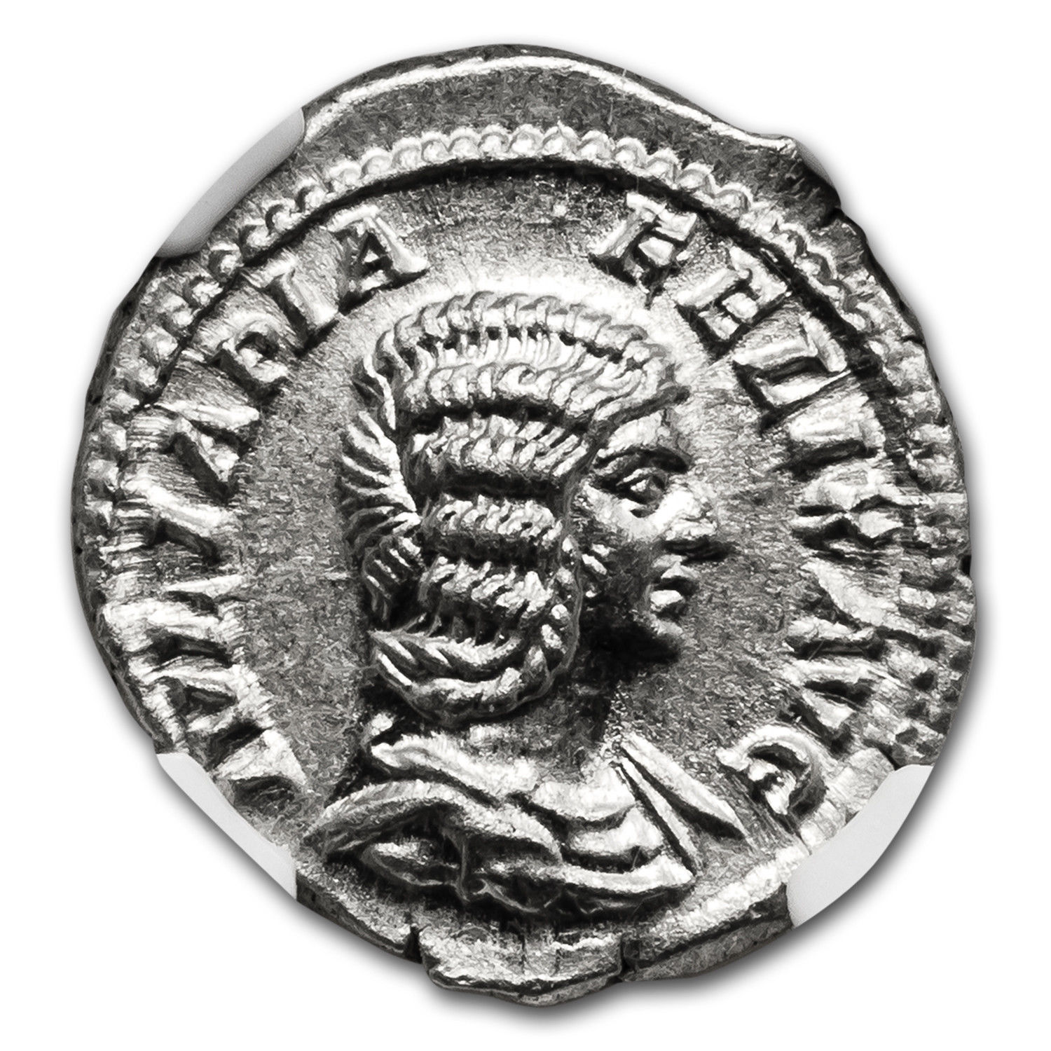 Roman Silver Denarius Julia Domna (193-217 AD) MS NGC
