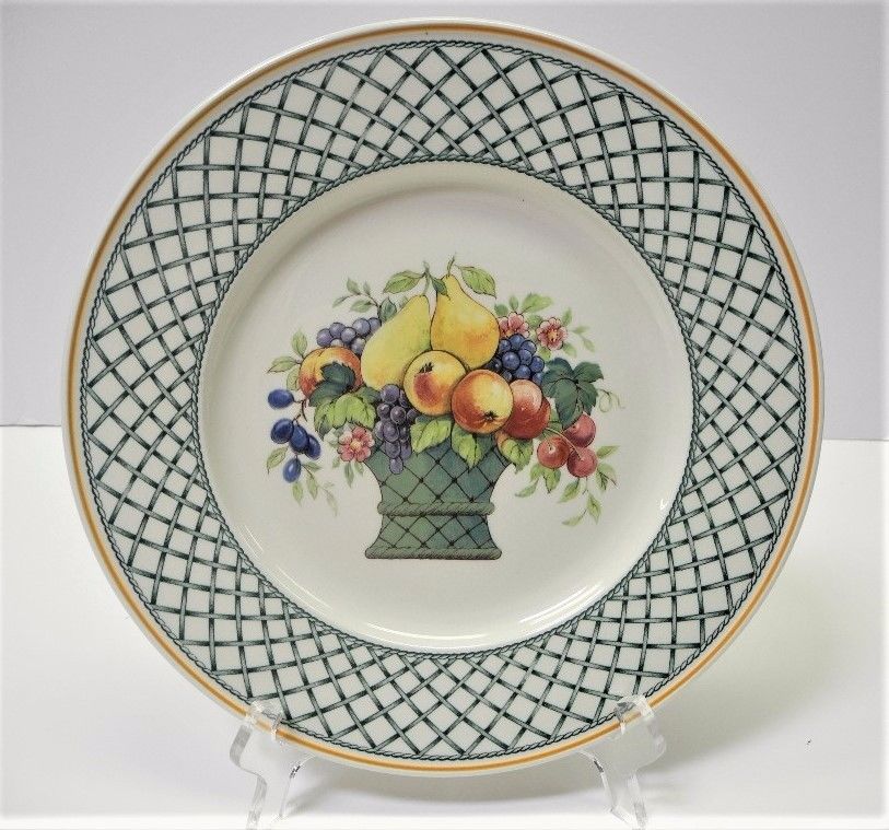 VILLEROY AND BOCH  Basket Pattern Set of 10 Dinner Plates