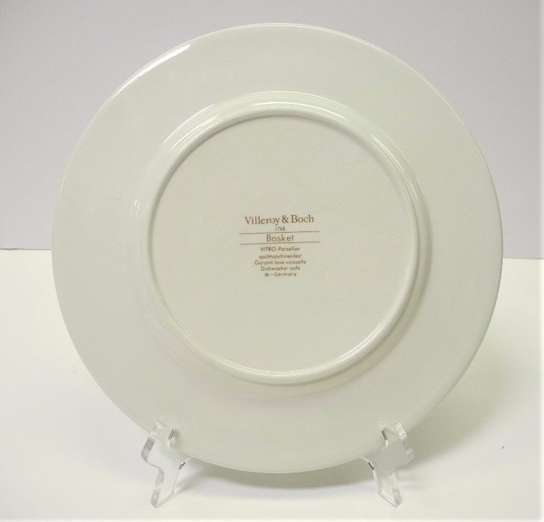 VILLEROY AND BOCH  Basket Pattern Set of 10 Dinner Plates