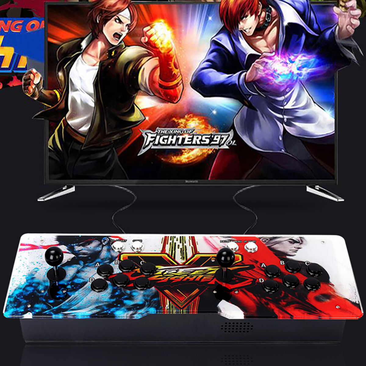 2017 Pandora's Box 4s Home Arcade Console Machine Double Stick HD 800 In 1 Games