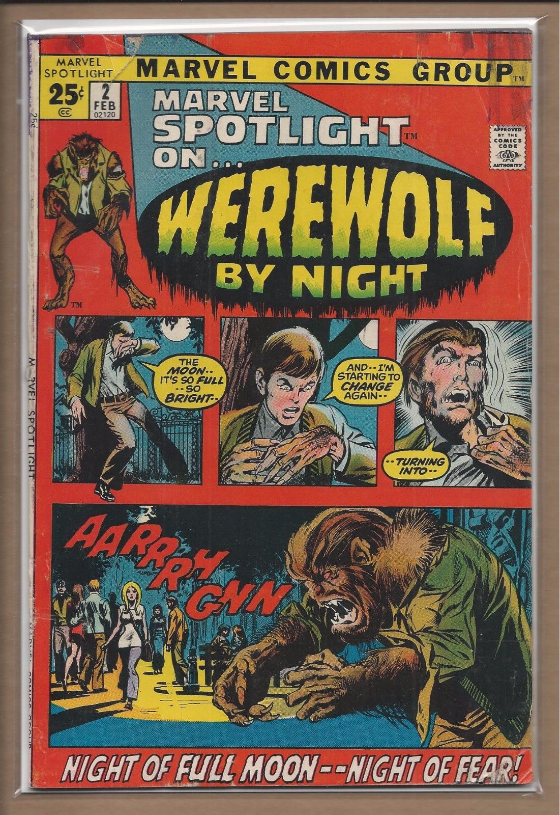 Marvel Spotlight #2  VG-  (1972 1st Appearance Werewolf by Night) Marvel Comics