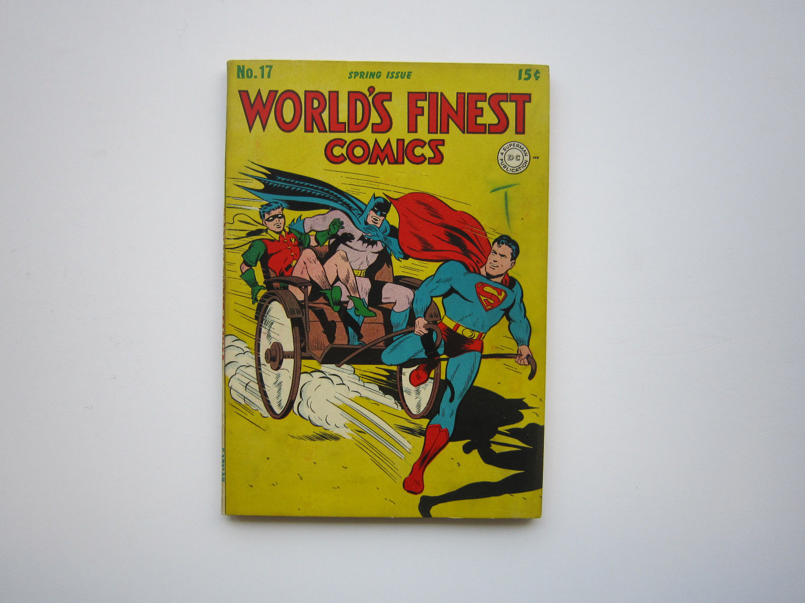 World's Finest #17 - 1945 - high grade - last cardboard cover