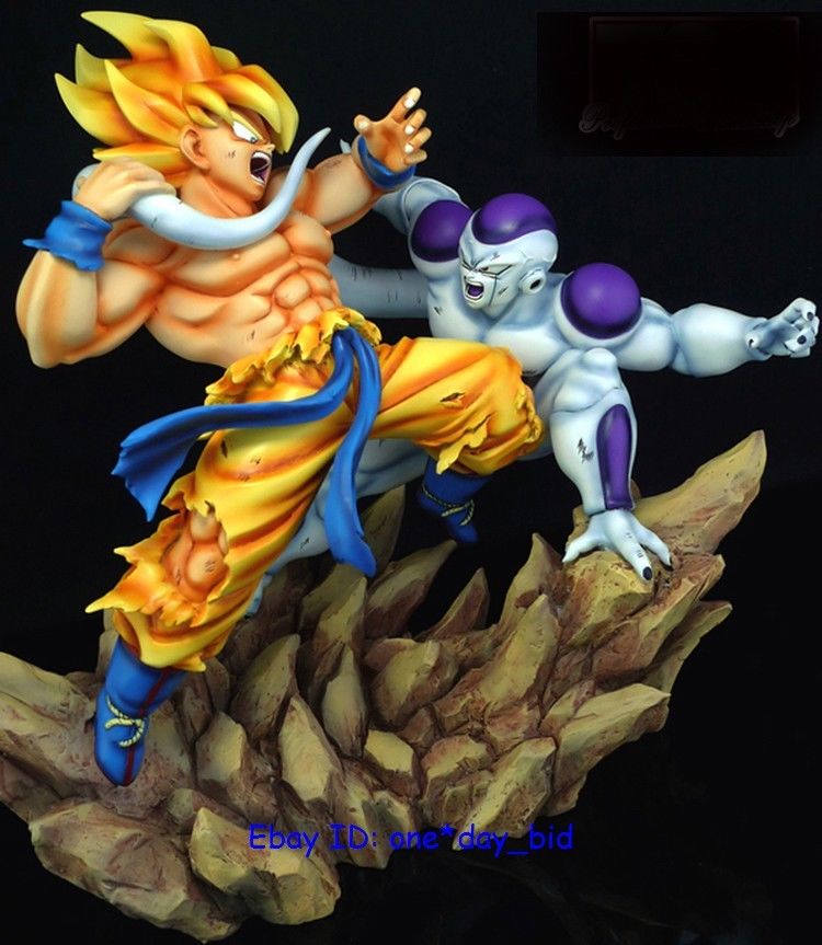 Dragon Ball Z DBZ SUPER SAIYAN GOKU VS FRIEZA Statue GK RESIN FIGURE