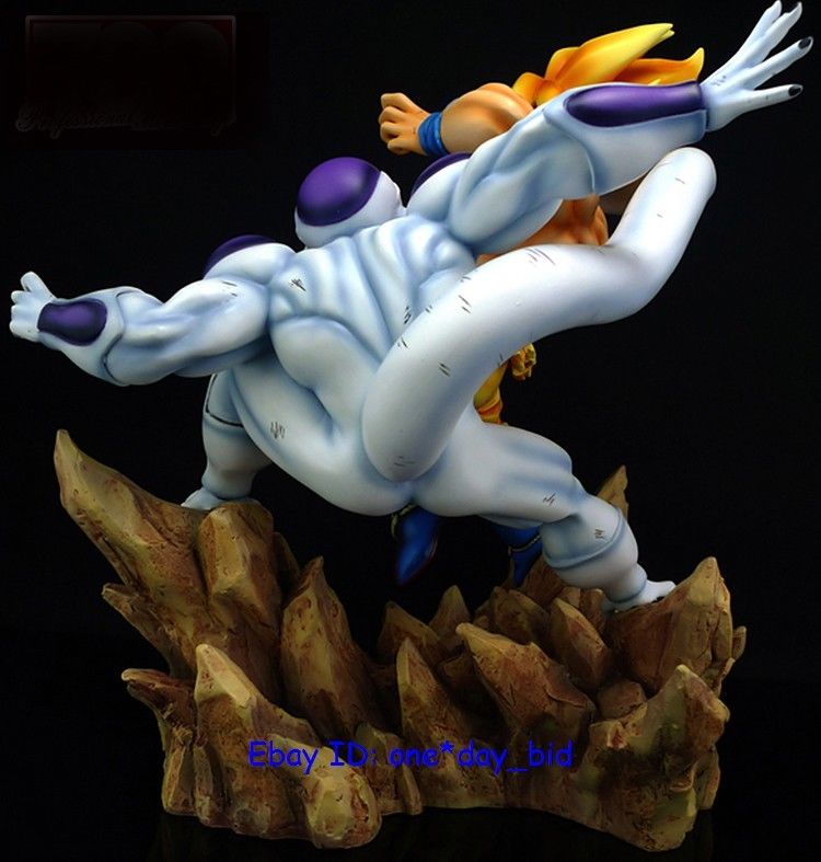 Dragon Ball Z DBZ SUPER SAIYAN GOKU VS FRIEZA Statue GK RESIN FIGURE