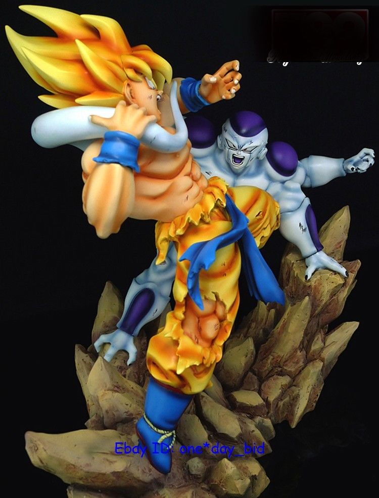 Dragon Ball Z DBZ SUPER SAIYAN GOKU VS FRIEZA Statue GK RESIN FIGURE