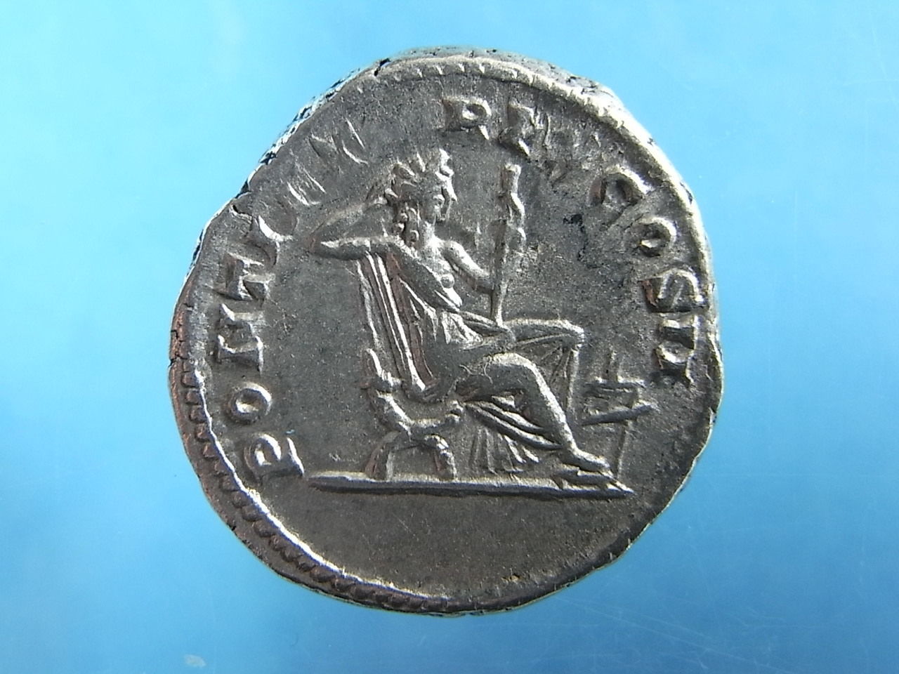 Imperial Roman AR Denarius Of Caracalla. R: Securitas. 207 AD. Rome M. (C1091)