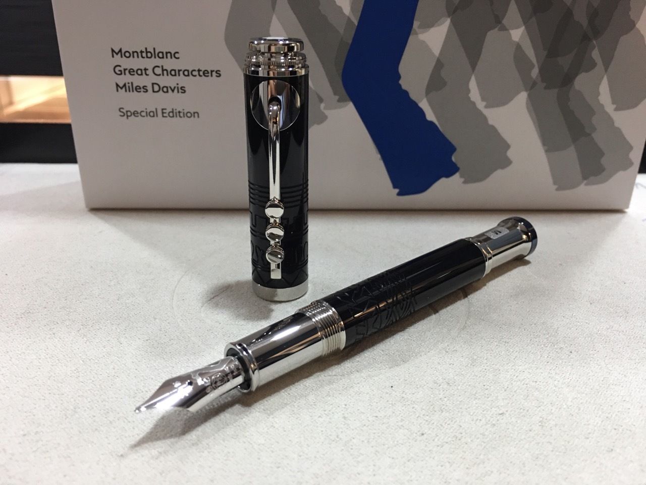 MONTBLANC MILES DAVIS SPECIAL EDITION FOUNTAIN PEN (F/M) NIB - NEW