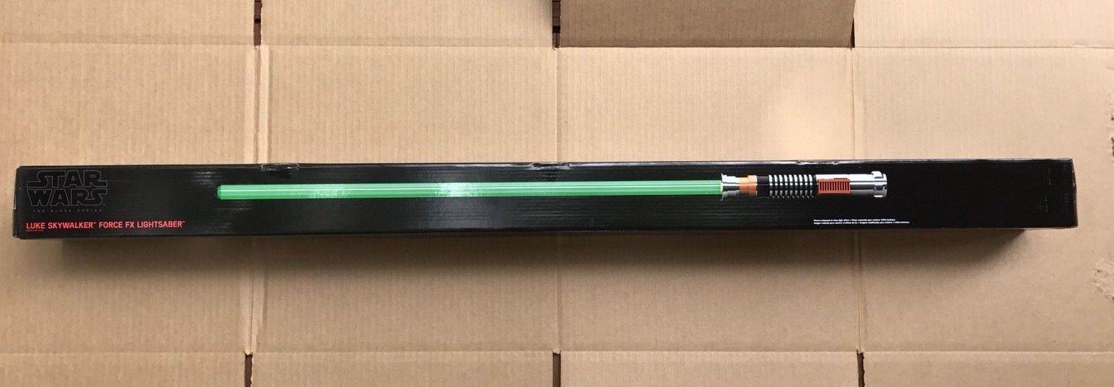 Star Wars The Black Series Luke Skywalker ROTJ Force Fx Lightsaber Green Blade