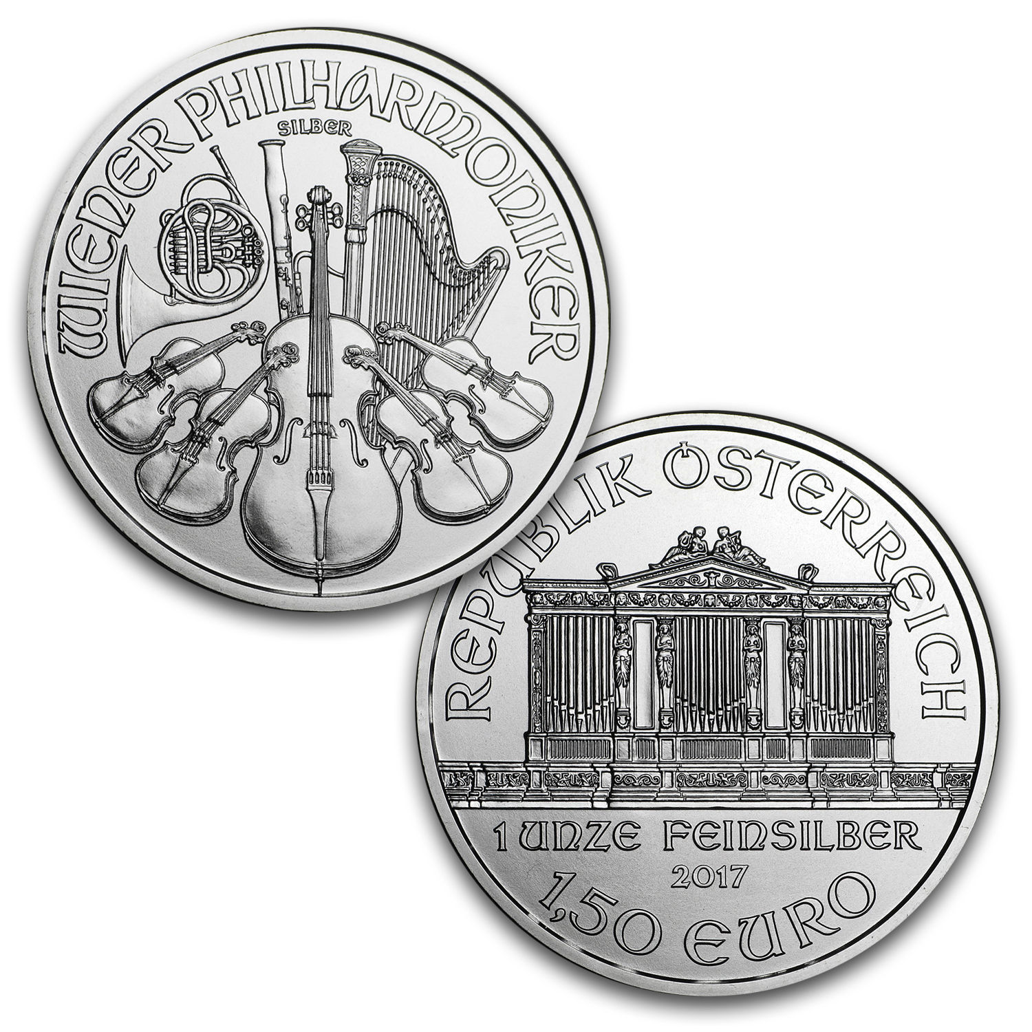 2017 10-Coin Silver 1 oz Around the World Bullion Set - SKU #131876