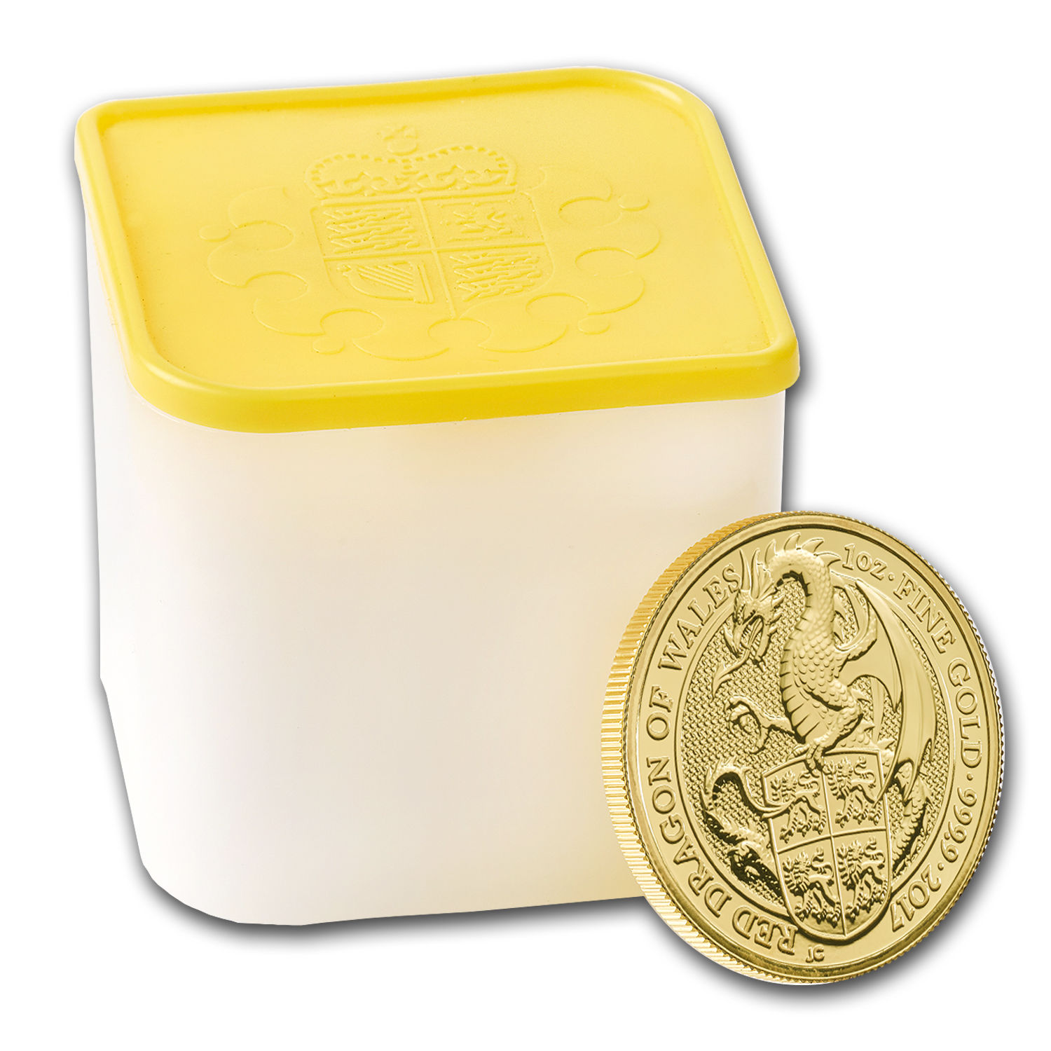 2017 Great Britain 1 oz Gold Queen's Beasts The Dragon - SKU #117682