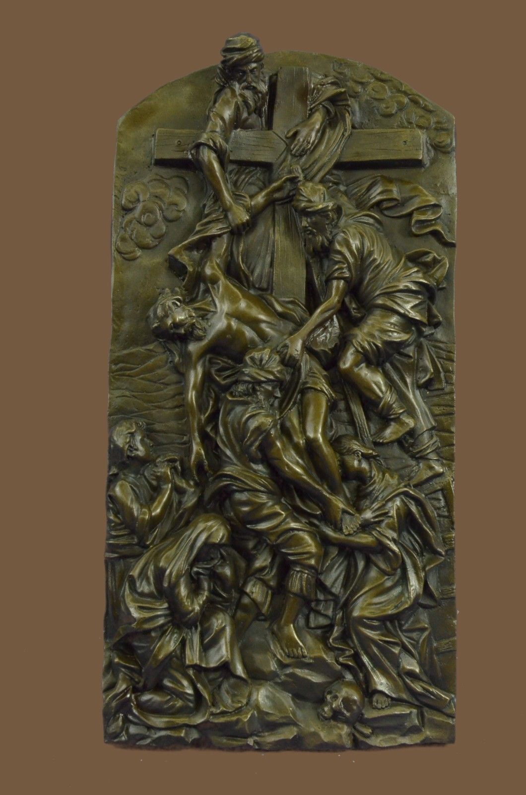 Bronze Sculpture Statue French Roman Greek Mythological Bas Relief Art Nouveau G