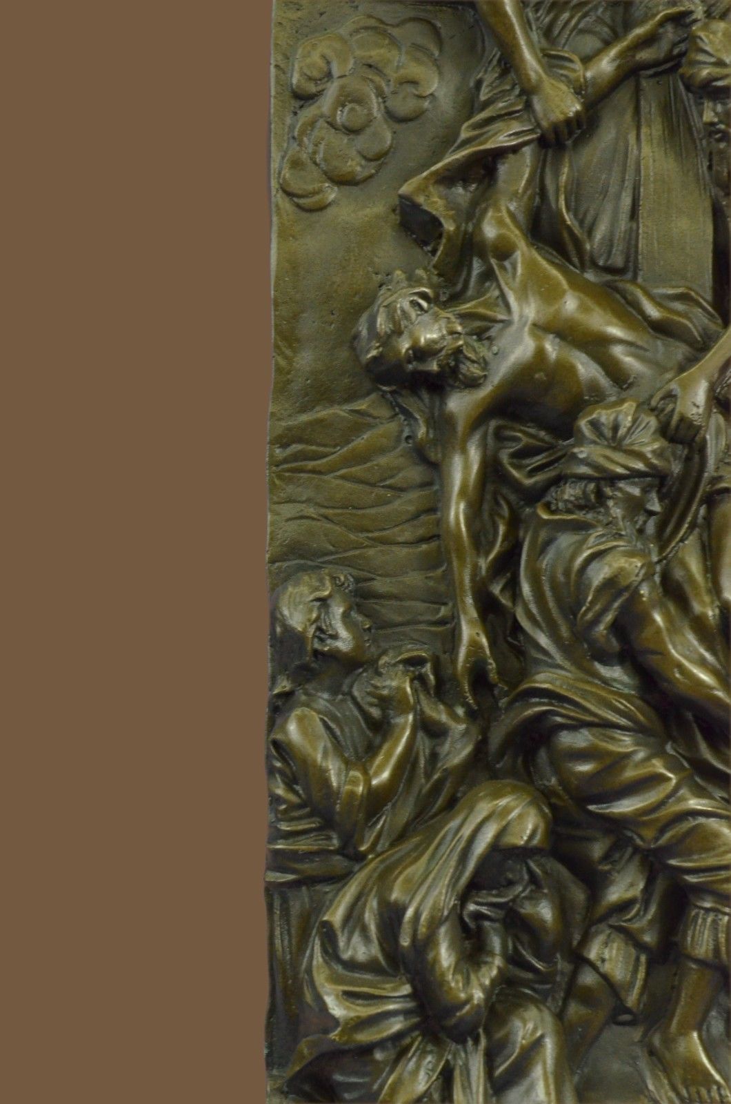 Bronze Sculpture Statue French Roman Greek Mythological Bas Relief Art Nouveau G