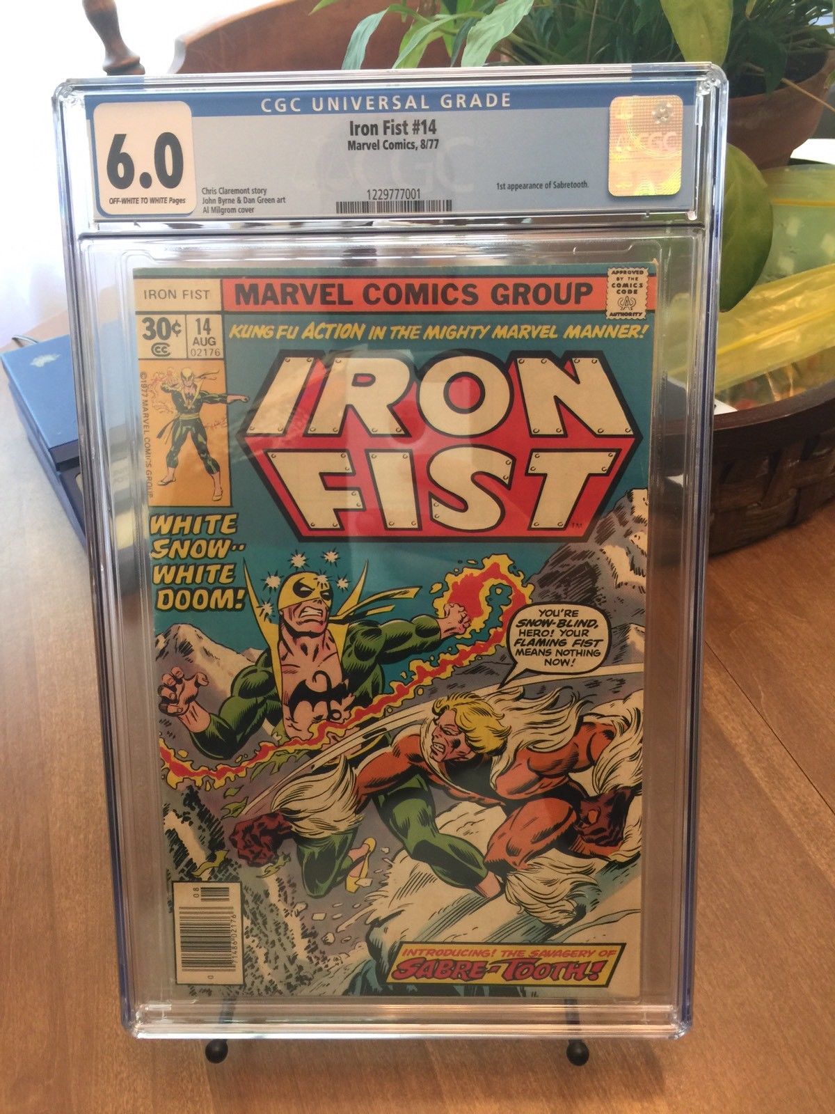 Iron Fist #14 CGC 6.0 White Pages 1st Appearance of Sabretooth Wolverine