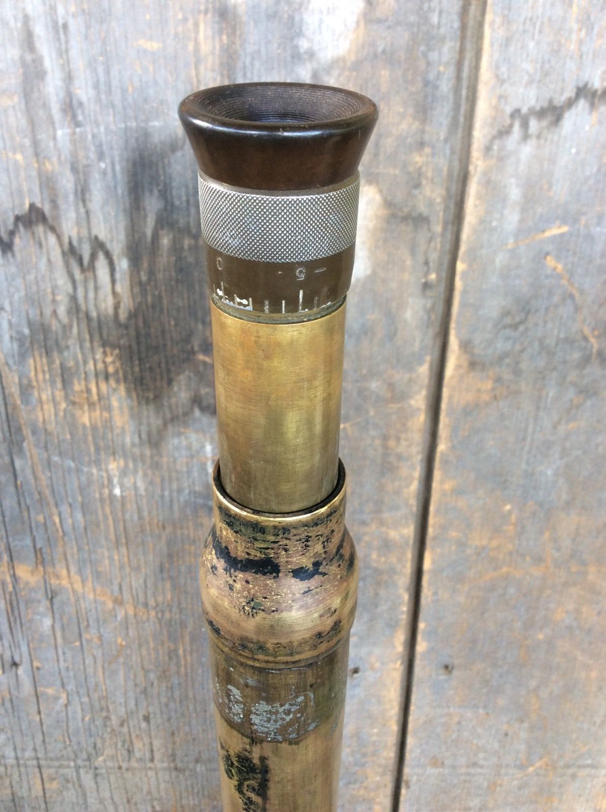 Vintage Antique Brass Metal Telescope ? Possible Nautical Naval